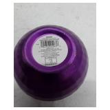 Purple Metallic Decorative Sphere Vase