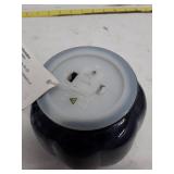 Battery-Operated Glass Lit Pumpkin Decoration