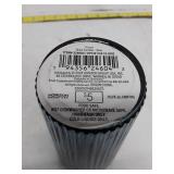 Blue Glass Ribbed Tumbler with Lid