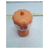 Pumpkin Shaped Glass Gumball Machine