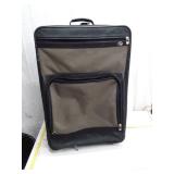 Large Rolling Suitcase with Multiple Compartments