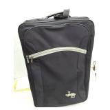 Joe Boxer Navy Blue Rolling Suitcase with Grey Trim