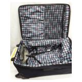 Joe Boxer Navy Blue Rolling Suitcase with Grey Trim