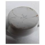 White Porcelain Teapot with Pink Rose Design