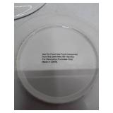 Christmas Decorative Plates with Santa Design - Set of 3