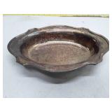 Silver Plated Scalloped Edge Serving Dish with Handles