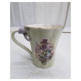 Bradford Edition Floral Porcelain Tea Cup with Purple Iris Design #89195
