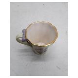 Bradford Edition Floral Porcelain Tea Cup with Purple Iris Design #89195