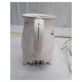 Electric Ceramic Teapot with Rose Floral Design