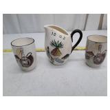 Carrie by Royal China Japan 10oz Pitcher and Cups Set