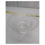 Clear Glass Pedestal Bowl