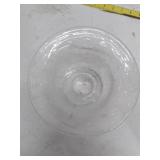 Clear Glass Pedestal Bowl