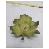 PartyLite Green Leaf Candle Holder