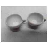 Taiwanese Miniature Ceramic Tea Cups with Cartoon Character Design