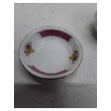 Chinese Porcelain Floral Planter with Saucer