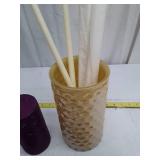 Decorative Candle Collection with Holders, some broken, see pictures