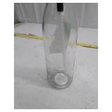 Glass Bottle with Black Pump Dispenser