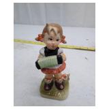 Ceramic Accordion Player Figurine