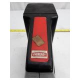 Eveready Flashlight Housing Case Black Red