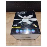 RRDEFSD Socket Ceiling Fan with Light, 20.5in Screw Ceiling Fans with Lights, E27E26 Base Small Ceiling Fan with Remote, LED Mini Ceiling Fans for BedroomGarageKitchen(Black)