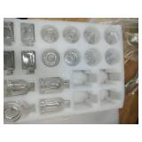 Glasseam Mini Bud Vases in Bulk 40: Clear Small Flower Vases for Centerpieces Cute Tiny Glass Vase for Flowers Modern Decorative Wedding Table Centerpiece for Dining Room Decor