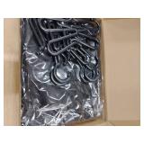 POOTUIPAT 8PCS Hair Extension Holder and Wig Storage Bags with Hanger  Dust-Proof Organizer for Multiple Wigs for Hair Extensions, Wigs and Accessories(Black)