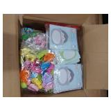 ywevyezc Stationery Party Favors,24 Pack Birthday Goodie Bags with Sticky Notes Pencils Rulers Stickers, Return Gifts for Birthday Party Classroom Rewards Prizes Back to School Supplies