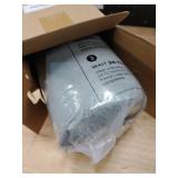 Bedsure Waterproof Dog Blankets for Large Dogs - Soft Puppy Cat Blanket Corduroy Fleece for Couch Protector Washable, Cozy Calming Reversible Furniture Protection for Pet,40\x50\in, Warm Greyin