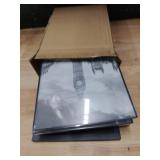 GOmaize Front Loading Black Picture Frame 8x10 Set of 5 Wall and Table Mounting