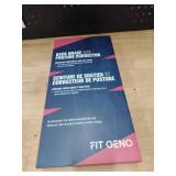 Fit Geno Back Brace Posture Corrector for Men and Women: Shoulder Straightener Adjustable Full Back Support Pain Relief - Scoliosis Hunchback Spine Corrector (MediumLarge)