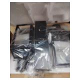 Yisuro Porch Lights with GFCI Outlet, Dusk to Dawn Motion Sensor Outdoor Light, 3 Lighting Modes Exterior Fixture, Outside for House Front Door Patio Garage(2 Pack Black)