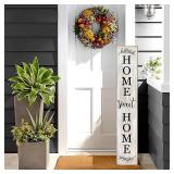Home Sweet Home Porch Sign Wooden Welcome Sign Vertical Hanging Signs For Standing Front Porch Standing Farmhouse Porch Signs Outdoor Tall Sign Decorations Outdoor Welcome Signs for Porch 47.2H