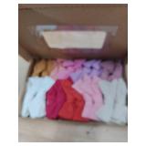 CÉLLOT 20 Pieces Girls Hair Bows Linen Fabric Bows Alligator Clips Hair Accessories for Little Girls Toddlers Kids and Teens(Pink)