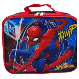 DisneyMarvel Licensed Kids Insulated Lunch Box (Spider-Man Black)