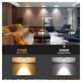 comzler GU10 LED Bulbs, GU10 Light Bulb 5000K Daylight White, LED Bulb Replacement Recessed Track Lighting, 50W Halogen Equivalent, 4W 400LM 110° Wide Beam, Non-dimmable, Pack of 6