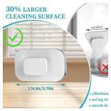 Windshield Wow Magnetic Car Window Cleaner, Strong Magnet Window Cleaner Tool with Anti-Fall Rope, Double Sided Window Cleaner for Thickness 3-10mm, Magnetic Glass Cleaner for High-Rises, Home, Car