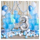 Voircoloria 4 Sets Balloon Stand Kits, Balloon Sticks Holder with Base for Table Graduation Birthday Baby Shower Gender Reveal Party Decorations