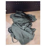 Memoriesea Womenfts Sexy One Shoulder Satin High Split Cocktail Wedding Party Maxi Dress Army Green M