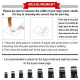 QUMY Dog Shoes for Large Dogs, Medium Dog Boots and Paw Protectors for Winter Snowy Day, Summer Hot Pavement, Water-Resistant in Rainy Weather, Outdoor Walking, Indoor Hardfloors Skid-Resistant Sole