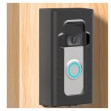 BFYTN Adhesive Mount Compatible with for Video Doorbell No-Drill Mounting Bracket Cover Holder Not Block Doorbell Sensor