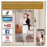 Wireless Display Adapter Designed for Multimedia Live Streaming Broadcast with LandscapePortrait Screen Display Perfect for TikTok,YouTube,Amazon Live