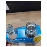 sodastream 1L Twin Pack Dishwasher Safe Slim Bottle (Black)