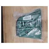 Humyoun 2 Pcs Interoffice Mailer Canvas Transit Sack Zipper Bag 18\ x 14\in Large Zipper Pouch with Grommet Interoffice Mail Bag (Green)in