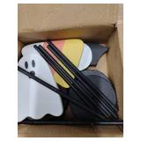 JIALEIXI Halloween Decorations, 6PCS Wooden Sign Tabletop Centerpieces Decorations Include GhostBatBlack CatWitch Hat, for Home Farmhouse Indoor Party Decor.