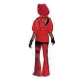 Descendants Red Deluxe Costume, Official Disney Descendants The Rise of Red Costume Jumpsuit, Wig not Included, Child Size (7-8)
