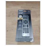 GE 4-Device Universal Remote Control, Designer Series, Brushed NickelSilver, 33709