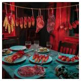 Scary Halloween Party Decorations, Haunted House Decor, Zombie Vampire Crime Scene Bloody Decorations, Creepy Carnival Bloody Props, Fake Dead Body Parts (Realistic Broken hand, feet, fingers, organs)