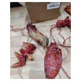 Scary Halloween Party Decorations, Haunted House Decor, Zombie Vampire Crime Scene Bloody Decorations, Creepy Carnival Bloody Props, Fake Dead Body Parts (Realistic Broken hand, feet, fingers, organs)