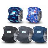 Leekalos Male Dog Diapers, Dog Belly Bands for Male Dogs Wraps Washable Doggie Diapers High Absorbing Dog Belly Bands?5 Pack?