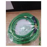HQMPC Garden Hose 58\IDx20ft Hose Durable PVC Non Kinking Heavy Water Hose with Brass Hose Fittings (20 FEET)in